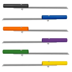 Blind Mullet 29in Color PVC Aluminum Folding Sand Spike