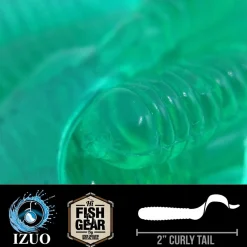 Hawaiian Angler 2'' Curly Tail Grubs
