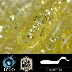 Hawaiian Angler 2'' Curly Tail Grubs