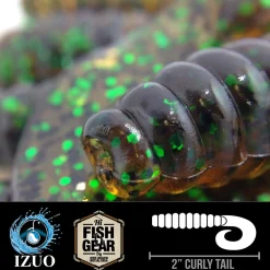 Hawaiian Angler 2'' Curly Tail Grubs