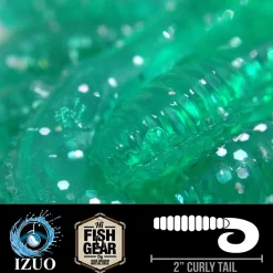 Hawaiian Angler 2'' Curly Tail Grubs
