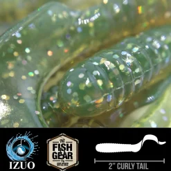 Hawaiian Angler 2'' Curly Tail Grubs