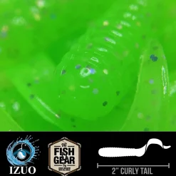 Hawaiian Angler 2'' Curly Tail Grubs