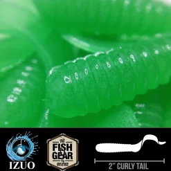 Hawaiian Angler 2'' Curly Tail Grubs