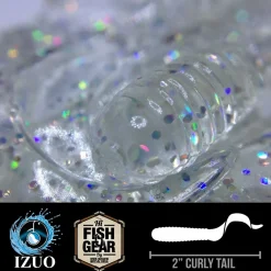 Hawaiian Angler 2'' Curly Tail Grubs