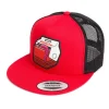 HFG- Baitcooler Red/Black Flat Bill Trucker Hat