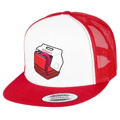 HFG - Bait Cooler Red/White FlatBill Trucker Hat
