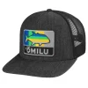 HFG - Black Denim Omilu Flat Bill Trucker Hat (Big Head Special)