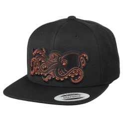 HFG - 3D Tako Black Snapback Flatbill Hat