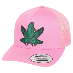 HFG - Florida Green Fish Pink Snapback Classic Trucker Hat