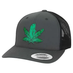HFG - Green Fish Charcoal/Black Classic Snapback Trucker