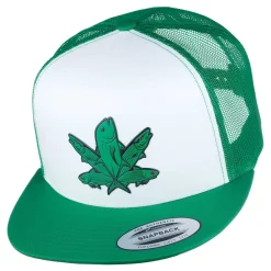 HFG - Green Fish Kelly Green Flat Bill Snapback Hat