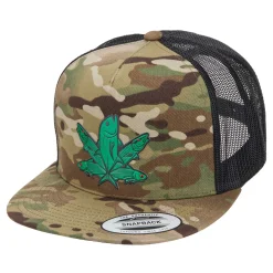 HFG - Green Fish Multicam® Light Snapback Flatbill Trucker Hat