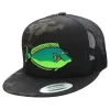 HFG - Kala (Unicorn Fish) Black Multicam® Flatbill Snapback Trucker Hat
