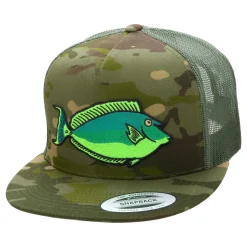 HFG - Kala (Unicorn Fish) Tropic Multicam® Flatbill Snapback Trucker Hat