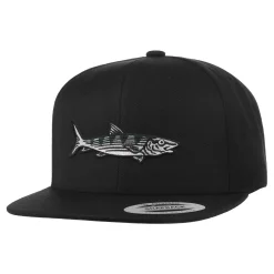 HFG - Oio (Bonefish) Black Snapback Flatbill Hat