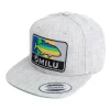 HFG - Omilu Heather Grey Flat Bill Snapback Hat