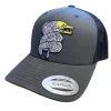 HFG - Pusshead Puhi (Eel) Charcoal/Black Classic Trucker Hat