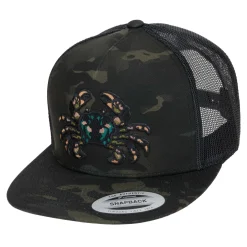 HFG - Samoan Mud Crab MultiCam® Black Flat Bill Snapback Trucker Hat