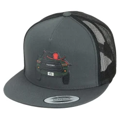 HFG - TAKOMA Charcoal/Black Flatbill Trucker Hat