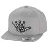 HFG - Throw Da Shaka Silver Flat Bill Snapback Hat
