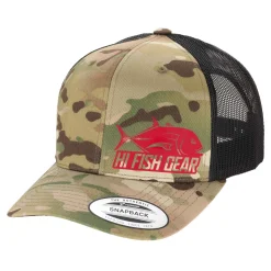 HFG Ulua Red Reflective MultiCam® Classic Trucker Hat