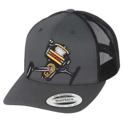 HFG - UNFKN Reel Spinner Charcoal/Black Classic Trucker Hat