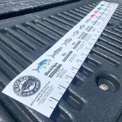 HFG Vinyl Roll-up Fish Ruler With Hawaii Fishing Regulations