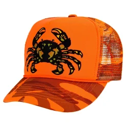 Samoan Crab Hunter Orange Camo  Classic Trucker Hat